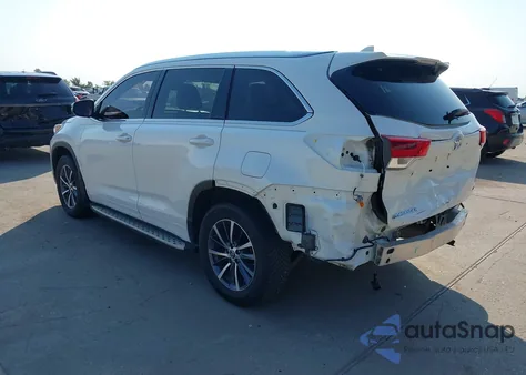 2017 Toyota Highlander Xle из США, поврежденный, VIN 5TDKZRFH3HS194273
